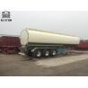 Carbon Steel 35000L Fuel Tanker Semi Trailer Large Capacity