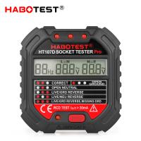 China HABOTEST HT107D RCD Test EU Plug Wall Socket Tester With LCD Display on sale