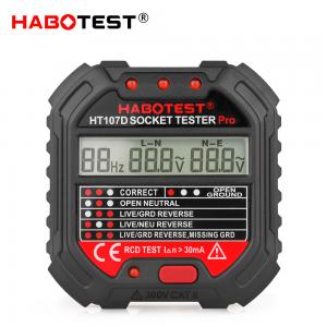 HABOTEST HT107D RCD Test EU Plug Wall Socket Tester With LCD Display