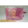 Holographic Zipper Slider Zip Lock Bubble Bag,Cosmetic Zipper Bag/Rose Gold