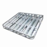 Galvanized Heavy Duty Steel Pallet Warehouse Storage Stackable Metal Pallets