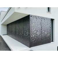 China OEM Black Aluminum Slat Fence Panels Fireproof Expandable Foil Wrought Iron on sale