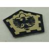 The Pentagon Clothes Patches Badges , Custom Embroidery Patches With Velcro