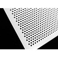 China PVC Perforated Plastic Mesh Sheet Round Hole 1000*2000mm 1220*2440mm on sale