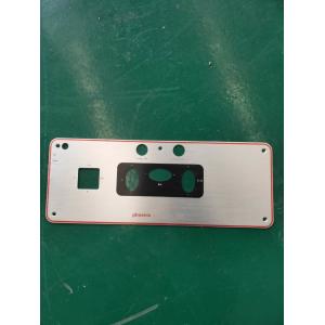 China Alloy 5052 Medical Equipment Aluminium Machined Components Operation Panel Brushed supplier