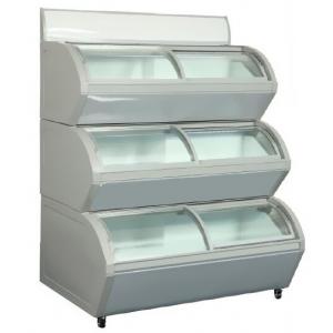 Three Layers Ice Cream Display Freezer