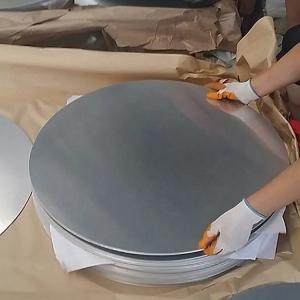 China H12 1050 Aluminium Discs Circles Polishing 8.0mm Thickness supplier