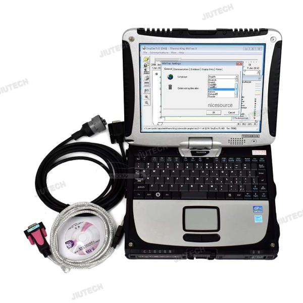 2025 For Wintrac Thermo-King Thermo King diagnostic tool with USB cable Diag Software Thermo King diagnostic tool CF19 Laptop
