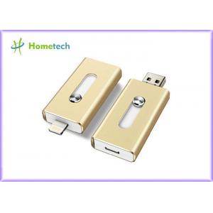 China Aluminum Alloy Compact 8GB USB Disk iflash Drive Mobile Phone OTG For PC supplier