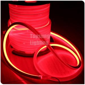 China hot sales long life 24v red color square led neon flex rope light ip67 supplier