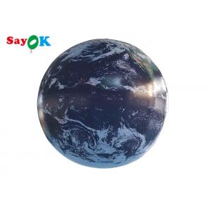 OEM PVC Inflatable Earth Globe For Advertising Blow Up Planet Ball