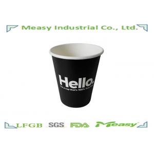 China 300ml Single PE Coated 8 ounce Paper Cups for Beverage / Black supplier