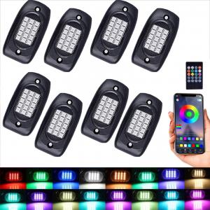 China Stable Practical Remote Control Rock Lights Color Changing SMD5050 supplier