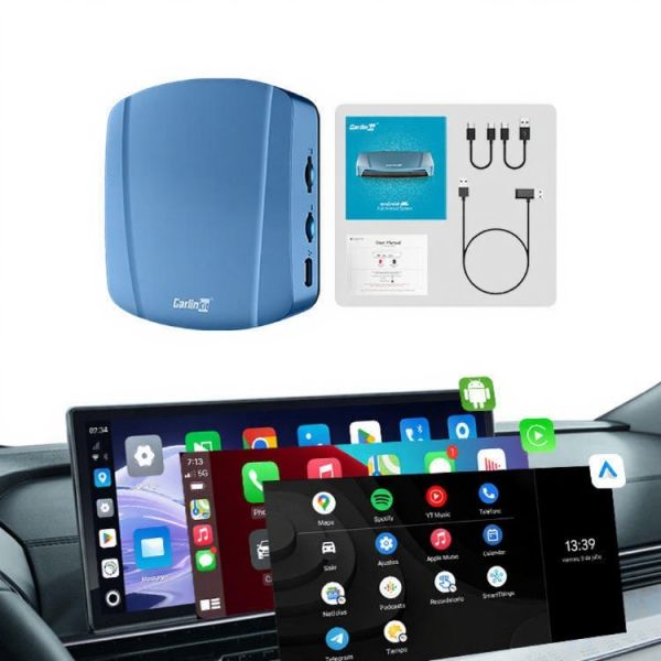 Android 15 CarPlay TBox Ultra モデル SIMカード GPSナビゲーション 8+128G ワイヤレスアダプター CarPlay AI Box