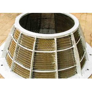 China High Strength SS Centrifugal Wedge Wire Basket / Wire Strainer Basket supplier