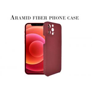 China Red Color Camera Full Protection Aramid Case SGS For iPhone 12 Pro Max supplier