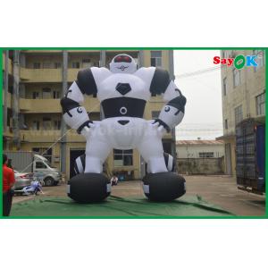 China Oxford Cloth Custom Inflatable Products Inflatable Robot For Outside Advertising supplier