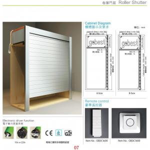 China Kitchen Cabinet Roller Shutter Door Remote Control/Automatic Roll up Garage Door/Rapid Roller supplier