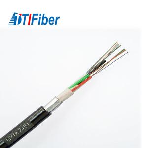 China Outdoor Armored 48 96 Core Fiber Optical Cable GYFTY53 Direct Buried For Lan Communication supplier