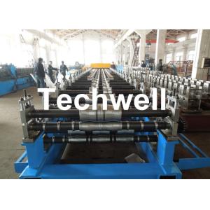 China Rolo do painel do telhado do metal que forma a máquina/dupla camada que forma a máquina com corte hidráulico supplier
