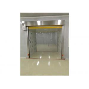 Stand Profile Glass Door Cleanroom Air Shower Cold Rolled Steel With Bake Painting