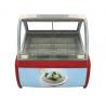 Gelato Display Ice Cream Showcase Freezer / Desktop Table Mini Ice Cream