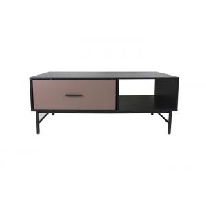 Width 120cm Metal Tube Legs BSCI Modern Tv Stand With Drawers