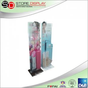 China cosmetic stands display cardboard poster display stand for supplier advertising supplier
