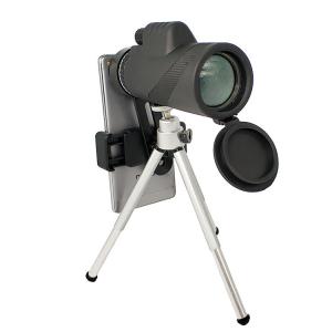 China Rubber Phone Camera Telescope 12x50 OEM Mobile Hunting Telescope For Adults Bird Watching supplier
