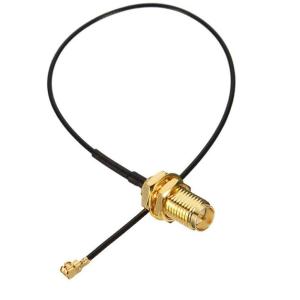 China IPX/U.FL al conector coaxial 1.37m m el 10cm de RP-SMA Rf para la tarjeta del PCI WiFi de la red inalámbrica (WLAN) supplier