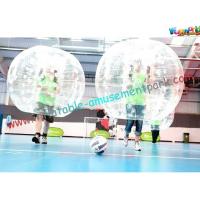 China Transparent Human Inflatable Zorb Ball / Inflatable Bubble Soccer Ball For Sports on sale