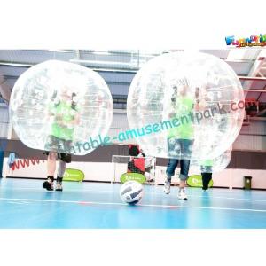 Transparent Human Inflatable Zorb Ball / Inflatable Bubble Soccer Ball For Sports