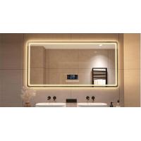 China High Durability Make Up Mirrors Light Touch Mirror For Bathroom Irregular Decorative on sale