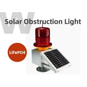 China Steady Burning FAA Aircraft Warning Lights For Buildings LED Solar Powered supplier