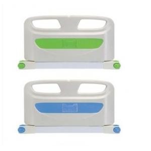 China Green Bule Adjustable Bed Headboard Footboard , PP Material Bed Board Hospital supplier