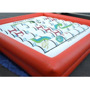 China Amazing Inflatable Outdoor Games Snakes And Ladders Playing With Foam Dice supplier