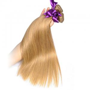 Colored Brazilian Ombre Hair Weave Weft #27 Color Straight Virgin Hair Extension
