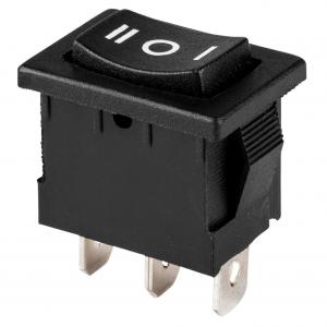 China SPDT Miniature Rocker Switch / Center Off Switch With 3 Position 6A 250V supplier