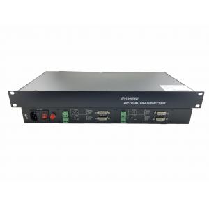 China 2channel Bidirection DVI 1080P/60zh Lossless Dvi fiber converter with 2audio 2 data supplier
