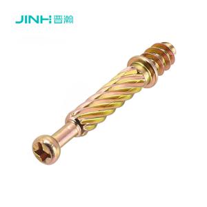 China JH-2031 Minifijo de conexión de perno 3-en-1 Cerradura de la cámara Fijación oculta Fijación para gabinetes Scenario de montaje de cajones wholesale