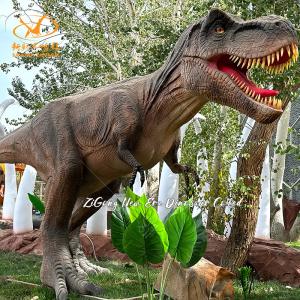 China Customized Size Lifelike Animatronic T Rex Dinosaur Model For Jurassic Themed Park wholesale