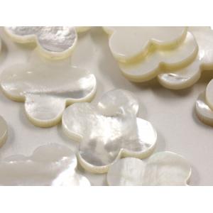 China Hot sale factory price white organic material four leaf clover natural seashell /white organic material four leaf clover wholesale