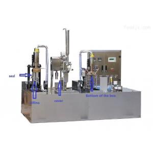 Semi Automatic Gable Top Aseptic Carton Filling Machine Juice Packing 1L Carton