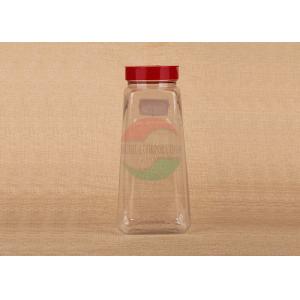 Customized Size Recyclable PET Clear Pet Jars Spice Plastic Can With Screw Cap