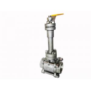 Manual Power Dn25 Cryogenic Ball Valve New Type Stainless Steel Material
