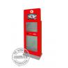 Advertising Standee Hd Touch Screen Kiosk Digital Signage Totem With Emergency