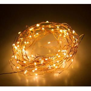 China 10M / 10 Micro LEDs Battery Powered  Long Ultra Thin Copper Wire String Light, Decor Rope Light with Remote Control supplier