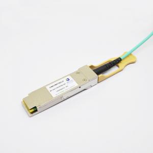 100Gb/S QSFP28 Active Optical Cables 3 Meter For 100GBASE SR4