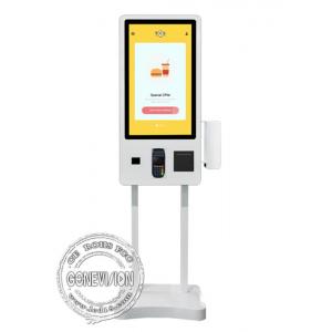 China Catering Software Windows 10 Android 10.0 Restaurant Self Service Payment Kiosk With Meal Call Pager Holder supplier