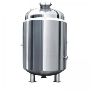 Aspetic Pure Water Storage Tank RO Jacketed Stainless Steel Vessel